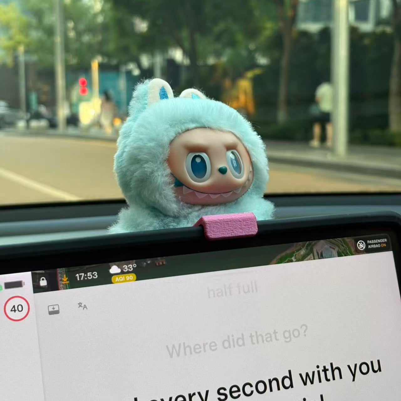 The Ultimate Labubu Dashboard Stand - 3D Printed Holder for Emotional Support Plush Toys